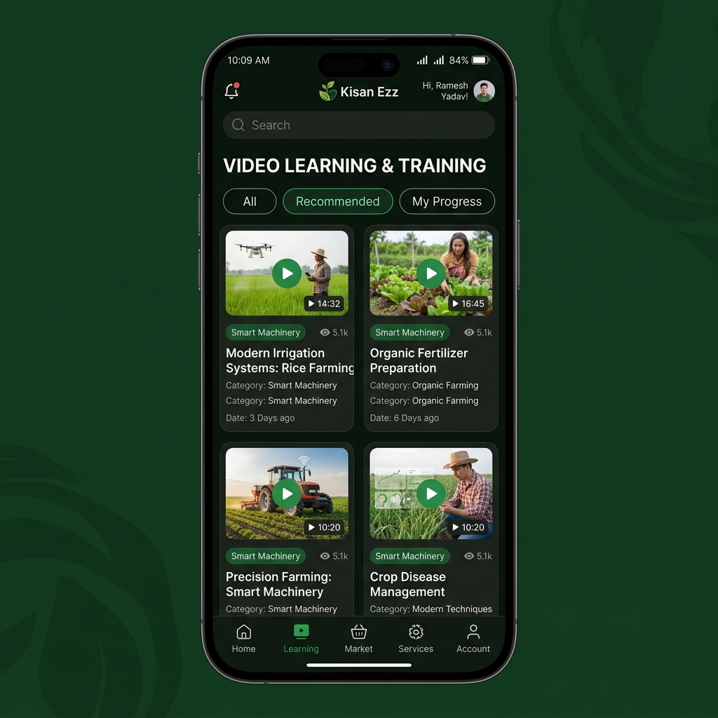 Training Videos App Screenshot